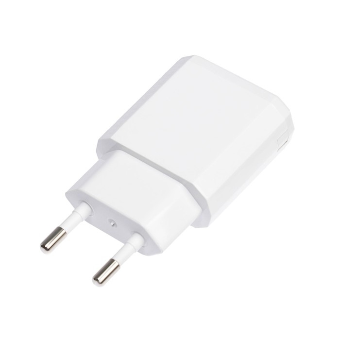 Сетевое зарядное устройство Luazon LN-120AC, 2 USB, 2.1/1 A, белое Сетевое зарядное устройство Luazon LN-120AC, 2 USB, 2.1/1 A, белое