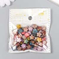 Бусины для творчества пластик "Винтаж. Звезды" МИКС набор 15 гр 0,4х1х1 см Бусины для творчества пластик "Винтаж. Звезды" МИКС набор 15 гр 0,4х1х1 см