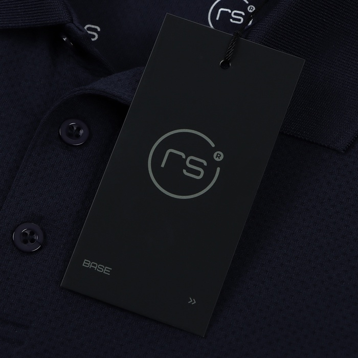 Футболка поло мужская спортивная, размер XL (52), цвет синий