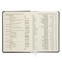 Ежедневник недатированный A5, 160 листов, deVENTE. Be happy!, твёрдая обложка из искусственной кожи с поролоном, кремовый блок 70 г/м2, чёрный Ежедневник недатированный A5, 160 листов, deVENTE. Be happy!, твёрдая обложка из искусственной кожи с поролоном, кремовый блок 70 г/м2, чёрный