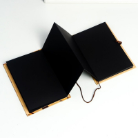 Фотоальбом гармошка 18 складок 34 стороны "Чемоданы и воздушные шары" чёрные листы 21х15 см 740290 Фотоальбом гармошка 18 складок 34 стороны "Чемоданы и воздушные шары" чёрные листы 21х15 см 740290