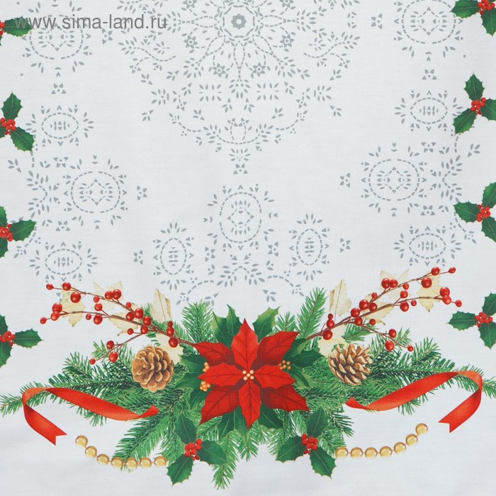 Дорожка на стол "Этель" Рождественский бал 40х147 +/-3см, 100% хлопок, саржа 190 гр/м2