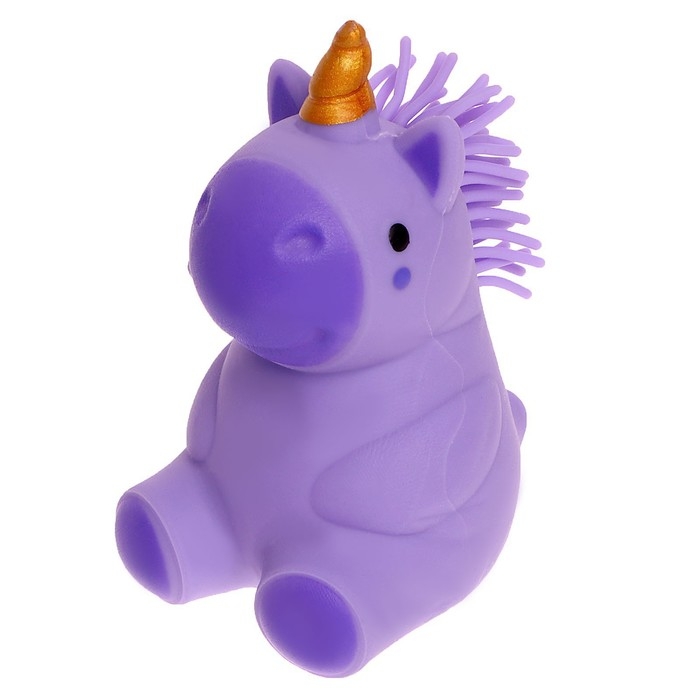 Антистресс сквиш мялка &laquo;Единорожка&raquo;, с пастой, цвета МИКС, в шоубоксе
