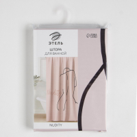 Штора для ванной Этель "Nudity" 145 х 180 см, полиэстер