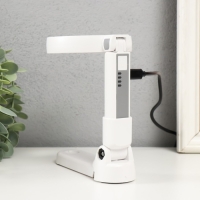 Лампа-лупа  х5 х11 для творчества LEDx18 от 3АAA+ USB линзы d=2 см и 7,5 см 11х9х22,8 см