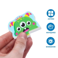 Мягкий пазл для малышей &laquo;Монстрики&raquo;, 10 пазлов, Крошка Я