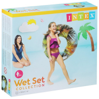 Круг для плавания «Узоры», с ручками, d=97 см, от 9 лет, цвет МИКС, 58263NP INTEX Круг для плавания «Узоры», с ручками, d=97 см, от 9 лет, цвет МИКС, 58263NP INTEX