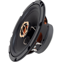 Колонки автомобильные Digma DCA-S602, 240 Вт, 86 дБ, 4 Ом, 16.5 см, комплект 2 шт, без решетки