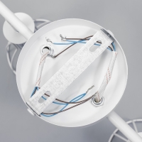 Светильник "Бостон" 4х60Вт Е14 белый/хром Светильник "Бостон" 4х60Вт Е14 белый/хром