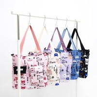 Шопер на молнии, цвет светло-синий Шопер на молнии, цвет светло-синий