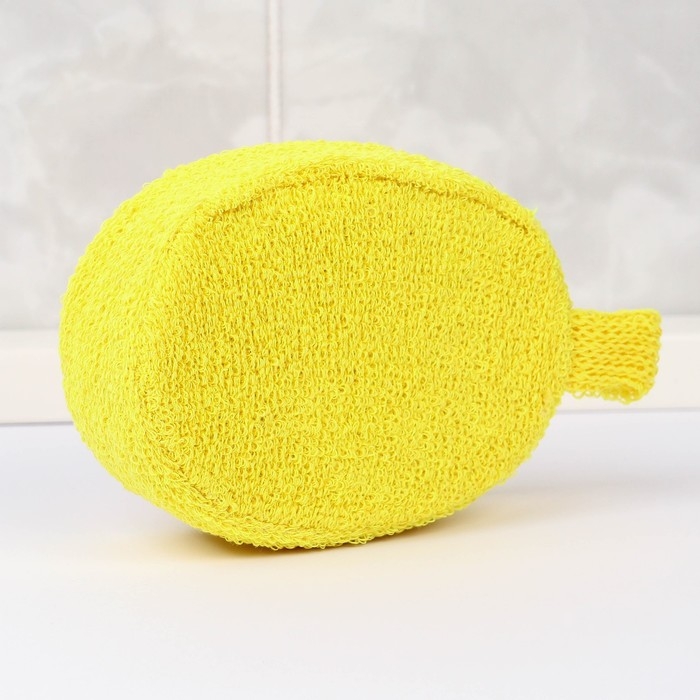 Мочалка детская Три кота &laquo;Пляж&raquo; размер 15х10см