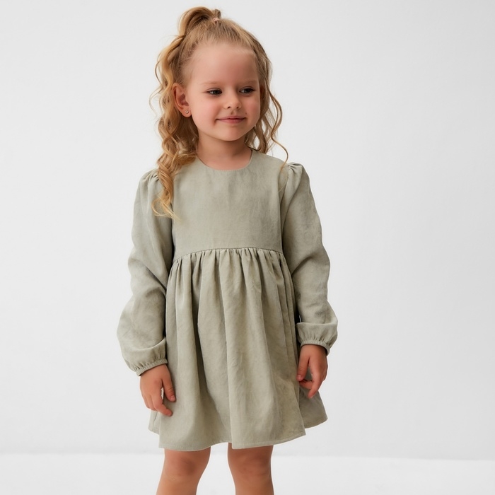 Платье для девочки MINAKU цвет светло-зелёный, рост 122 см Платье для девочки MINAKU цвет светло-зелёный, рост 122 см