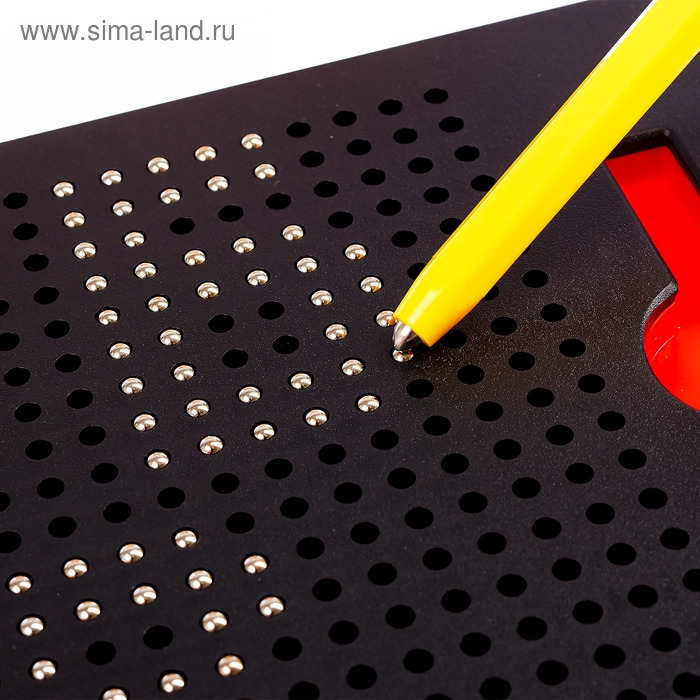 Планшет обучающий &laquo;Магнитное рисование&raquo;, 380 отверстий, цвет чёрный