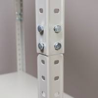 Стеллаж металлический, MS 1850x700x300, 4 полки Стеллаж металлический, MS 1850x700x300, 4 полки