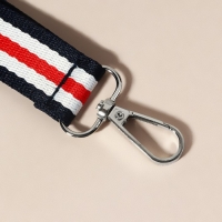 Ручка-петля для сумки, стропа, 20 × 2,5 см, цвет синий/белый/красный Ручка-петля для сумки, стропа, 20 × 2,5 см, цвет синий/белый/красный