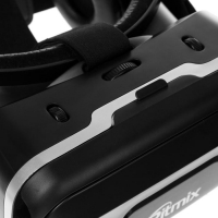 Очки виртуальной реальности Ritmix RVR-400, jack 3.5 мм, ширина смартфона до 80 мм, чёрные Очки виртуальной реальности Ritmix RVR-400, jack 3.5 мм, ширина смартфона до 80 мм, чёрные