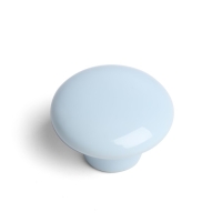 Ручка-кнопка Ceramics 002, керамическая, голубая Ручка-кнопка Ceramics 002, керамическая, голубая