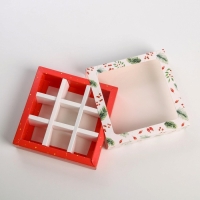 Коробка под 9 конфет с ячейками «Загадай желание» 14,5 х 14,5 х 3,5 см, Новый год Коробка под 9 конфет с ячейками «Загадай желание» 14,5 х 14,5 х 3,5 см, Новый год