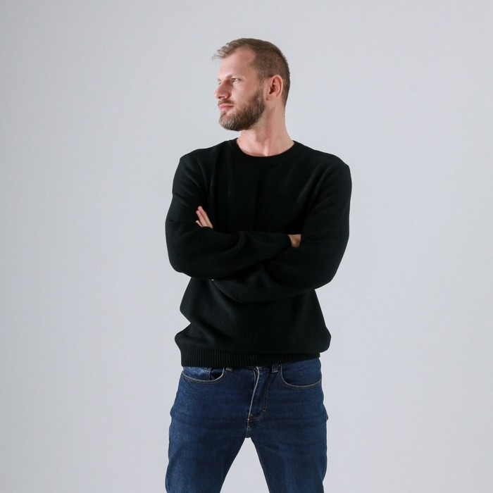 Джемпер мужской SL, 50, чёрный Джемпер мужской SL, 50, чёрный