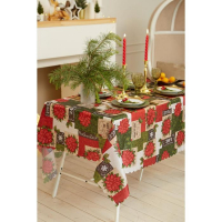 Скатерть Доляна Love 145&times;300 см, 100% п/э
