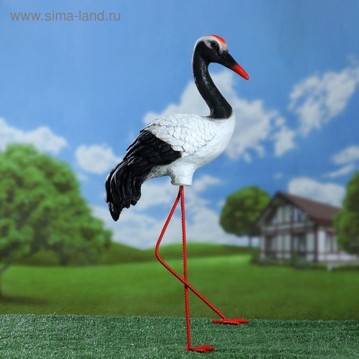 Садовая фигура Садовая фигура "Журавль" 16х40х25см