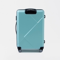 Чемодан большой 84 л (L), отдел на молнии, кодовый замок, цвет бирюзовый