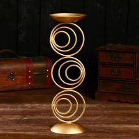 Подсвечник "Астор" металл. 11х11х35 см