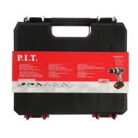 Дрель-шуруповерт P.I.T. PSR18-D3, 20 В, 350/1350 об/мин, 2х1.5 Ач, Li-ion, 30 Нм, кейс