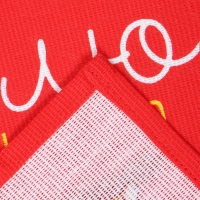 Новый год. Набор полотенец Доляна "Люблю и тебя" 28х46 см - 2 шт, 100% хл, рогожка 164 г/м2