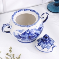 Сахарница "Весна", 11 х 15 см, гжель Сахарница "Весна", 11 х 15 см, гжель