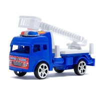 Машина инерционная «Пожарная», с пожарным и собакой, МИКС Машина инерционная «Пожарная», с пожарным и собакой, МИКС