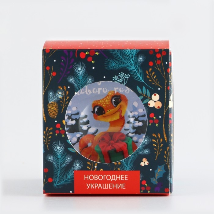 Новогодний шар ёлочный «Сказочного нового года», на Новый год, d = 6 см Новогодний шар ёлочный «Сказочного нового года», на Новый год, d = 6 см