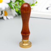 Печать для сургуча с деревянной ручкой "Корона с буквой L" 9х2,5х2,5 см Печать для сургуча с деревянной ручкой "Корона с буквой L" 9х2,5х2,5 см