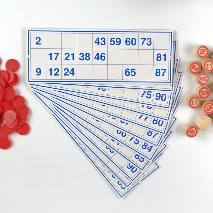 Лото русское, деревянное Лото русское, деревянное "Узоры", настольная игра, с бочонками