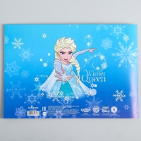 Альбом для рисования А4, 40 листов 100 г/м&sup2;, на скрепке, Холодное сердце