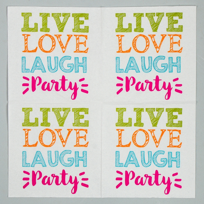 Салфетки бумажные «Радость» 25х25 см, набор 20 шт. Салфетки бумажные «Радость» 25х25 см, набор 20 шт.