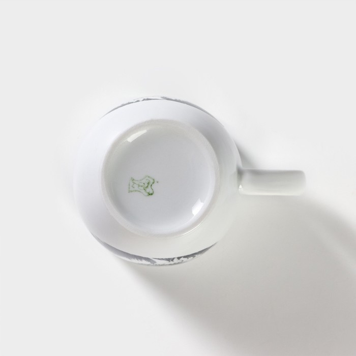 Кружка фарфоровая &laquo;Лев&raquo;, 300 мл, белая