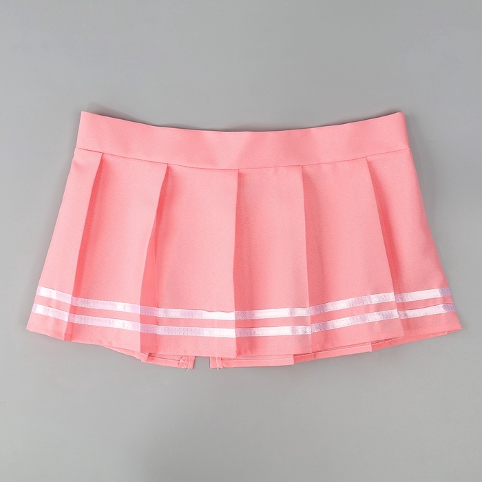 Карнавальный набор &laquo;Каваи тян&raquo;: топ, юбка на липучке, чулки, р-р 38-46, цвет розовый