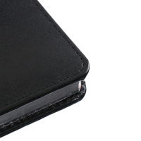 Ежедневник недатированный А5+, 136 листов Sidney Nebraska, твёрдая обложка, искусственная кожа, серебряный срез, чёрный