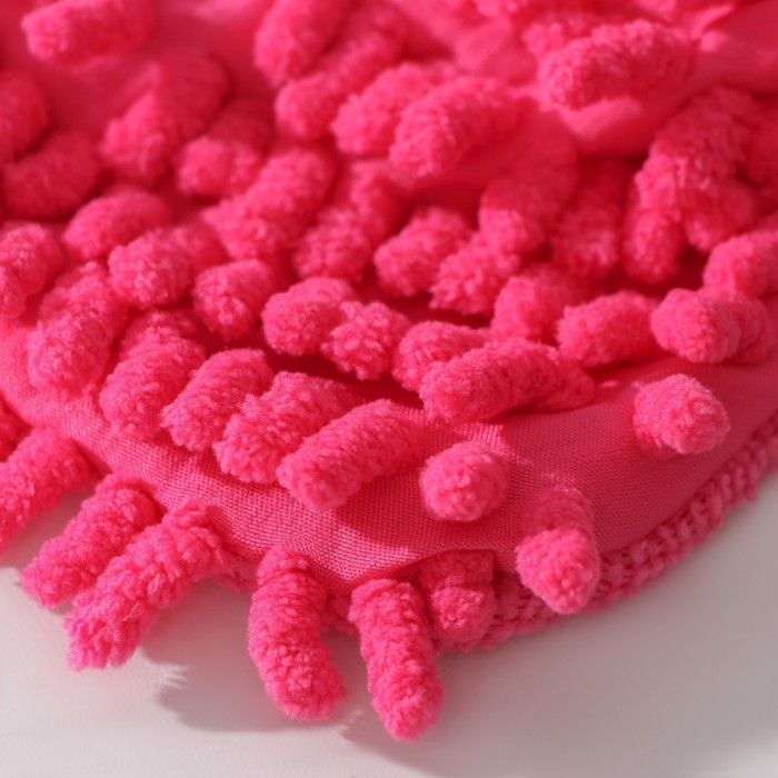 Варежка для уборки Доляна &laquo;Букли&raquo;, микрофибра односторонняя, 15&times;20 см, цвет МИКС