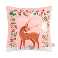 Чехол на подушку Этель "Warm wishes", 40*40 см, 100 п/э, велюр Чехол на подушку Этель "Warm wishes", 40*40 см, 100 п/э, велюр