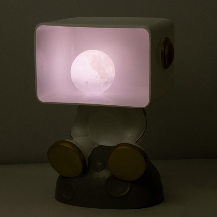 Светильник-полка "Космик" LED USB серый 35х25х47см RISALUX