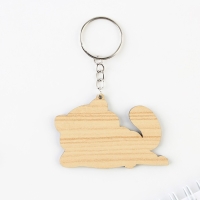 Брелок для ключей деревянный «Енотик», 4,7 х 6 см Брелок для ключей деревянный «Енотик», 4,7 х 6 см