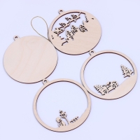 Заготовки для творчества. Деревянная ёлочная подвеска «Новый год! Ночной город» Заготовки для творчества. Деревянная ёлочная подвеска «Новый год! Ночной город»