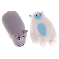 Мялка тянучка &laquo;Звери&raquo; с песком, виды МИКС