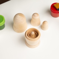 Заготовка для творчества &laquo;Матрёшка&raquo;, 4-кукольная, 9 см