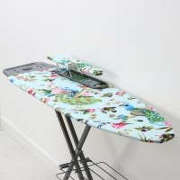 Доска гладильная &laquo;Nika&raquo;, 122&times;40 см, высота до 90 см, европодставка, рисунок МИКС