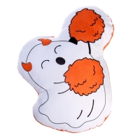 Мягкая игрушка &laquo;Привидение&raquo; с рожками, цвет белый