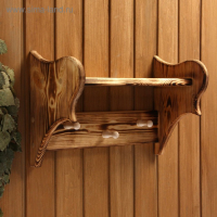 Полка вешалка обожжённая, 3 крючка, 43&times;27&times;17 см