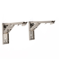 Кронштейн складной для столов и полок ТУНДРА, F001 , 2 шт., длина 200 мм., нержавеющая сталь 97039 Кронштейн складной для столов и полок ТУНДРА, F001 , 2 шт., длина 200 мм., нержавеющая сталь 97039